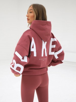 Berry Blakely Isabel Oversized Hoodie | FWRH-63795