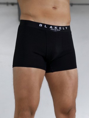 Black 3 Pack Blakely BLK Boxers | YXGB-68145