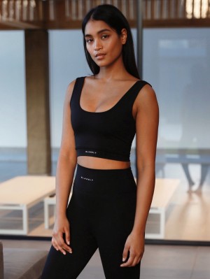 Black Blakely Alina Sports Bra | KXLZ-25198