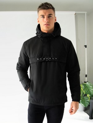 Black Blakely Lagan Pull Over Jacket | TFUX-10629