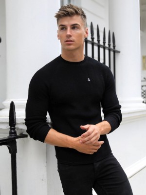 Black Blakely Oxley Knit Jumper | GYXO-41532