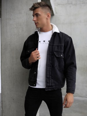 Black Blakely Raleigh Denim Jacket | KENT-56841