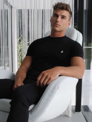Black Blakely Salthouse T-Shirt | MOCU-62035