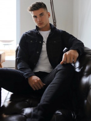 Black Blakely Soho Denim Jacket | LMTU-47125