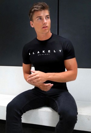 Black Blakely Torcross T-Shirt | VDGO-60983