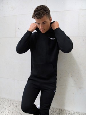 Black Blakely Universal Relaxed Hoodie | XCZY-62810