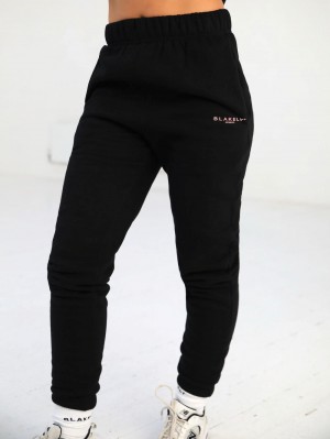 Black & Pink Blakely Women's Members Sweatpants | IZGA-08472