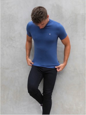 Blue Blakely Anchor T-Shirt | MNLA-81964