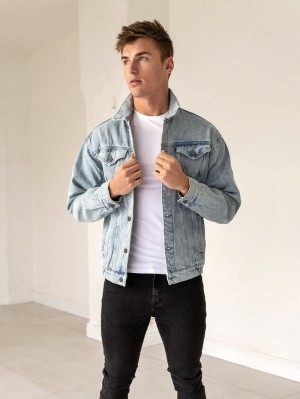 Blue Blakely Greenwich Denim Jacket | MHUN-35681