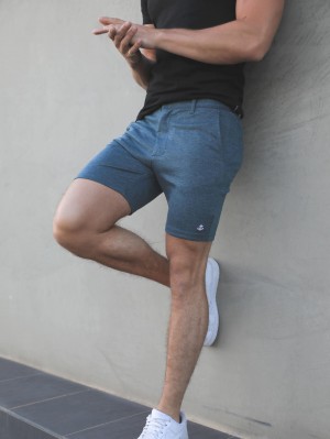 Blue Blakely Sorrento Stretch Fit Shorts | VWXI-80159