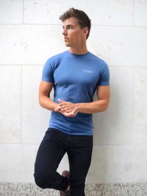 Blue Blakely Universal T-Shirt | LTIS-60392