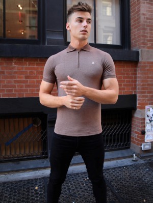 Brown Blakely Aspen Polo | CSKH-10689