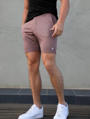 Burgundy Blakely Sorrento Stretch Fit Shorts | PCHW-64930