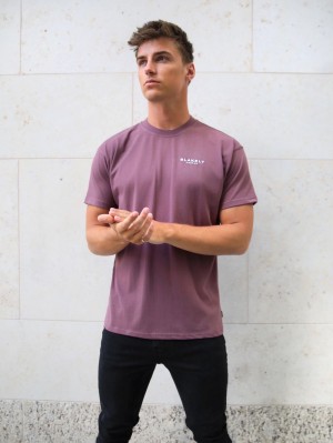 Burgundy Blakely Universal Relaxed T-Shirt | JPUY-78364