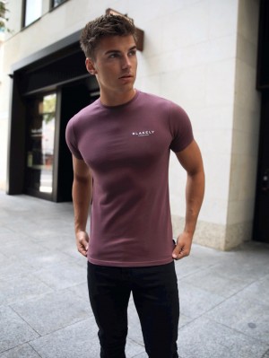 Burgundy Blakely Universal T-Shirt | JAHG-05476