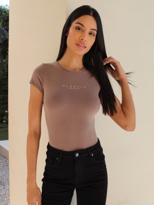 Coffee Blakely Alicia Bodysuit | HQJC-49058
