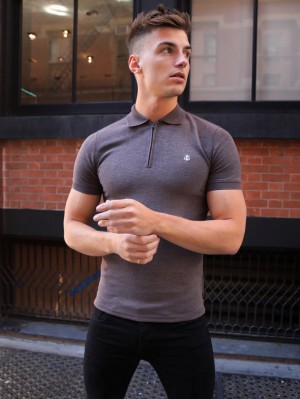 Dark Brown Blakely Aspen Polo | LRXO-41508