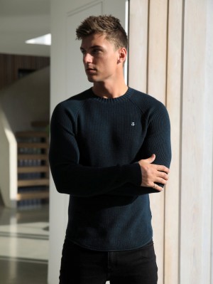 Dark Green Blakely Olton Knit Jumper | GJMP-25640