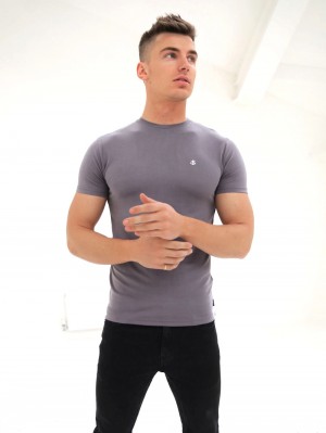 Dusty Purple Blakely Rowan Brushed Soft T-Shirt | BALQ-93540
