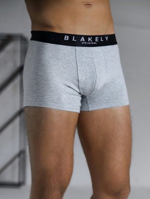 Grey 3 Pack Blakely BLK Boxers | NAVI-32517