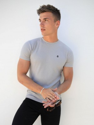 Grey Blakely Eli T-Shirt | LSPB-59376