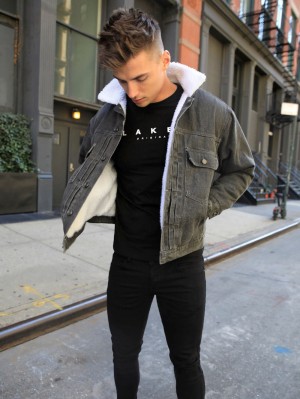 Grey Blakely Raleigh Denim Jacket | XFKB-97841