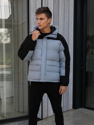 Grey Blakely Tampa Puffer Coat | TOJF-07842