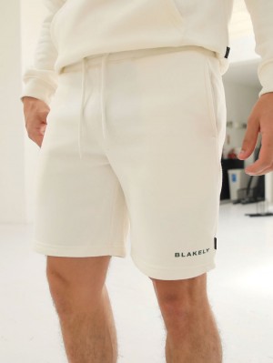 Ivory Blakely Riviera Initial Jogger Shorts | XORK-85210