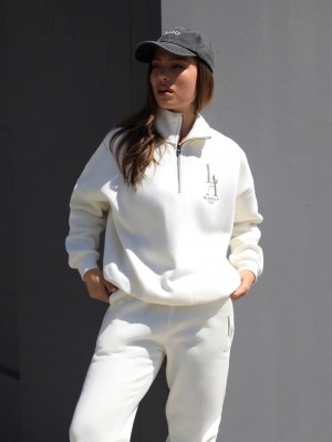 Ivory Blakely Studio 1/4 Zip Jumper | SWCK-16394