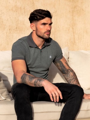 Khaki Green Blakely Aspen Polo | NAUF-42601