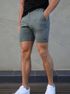 Khaki Green Blakely Sorrento Stretch Fit Shorts | QMDT-93174