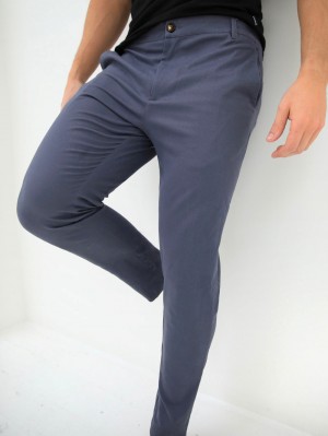 Light Blue Blakely Sloane Stretch Fit Chinos | WZKO-83401