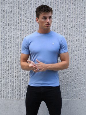 Light Blue Blakely Torbora T-Shirt | ACIE-82906