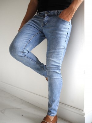 Light Blue Blakely Vol. 7 Skinny Jeans | RIQB-12638