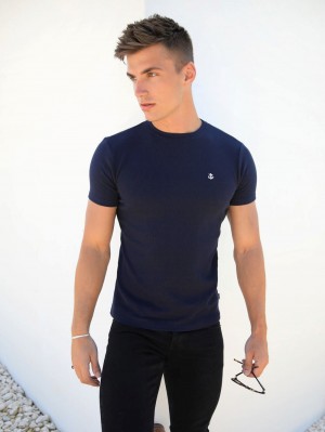 Navy Blakely Eli T-Shirt | IMWZ-02194