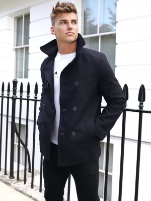 Navy Blakely Treviso Peacoat | SWXY-54802