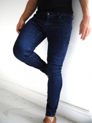 Navy Blakely Vol. 7 Skinny Jeans | NAZE-76512