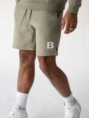 Olive Blakely Blakely London Jogger Shorts | BAVO-93487
