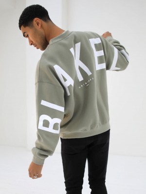 Olive Blakely Idris Oversized Jumper | HVNB-54130