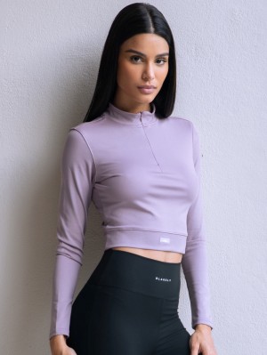 Pink Blakely Layla 1/4 Zip Top | KFPY-90182