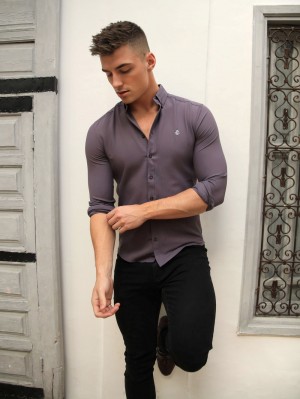 Purple Blakely Jude Shirt | SNVJ-18403
