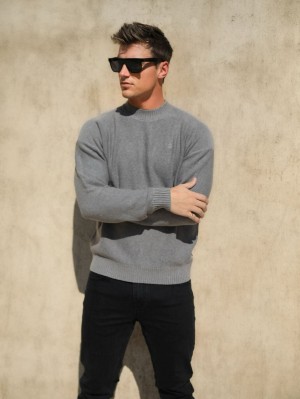 Sand Blakely Huxley Knit Jumper | AVFW-25938