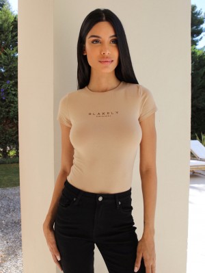 Tan Blakely Alicia Bodysuit | DEFN-51376