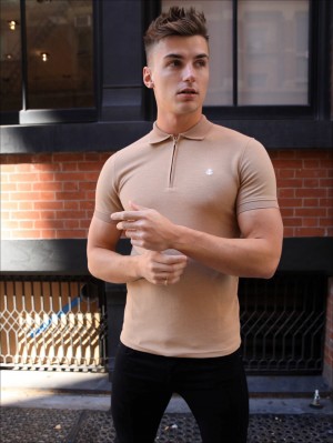 Tan Blakely Aspen Polo | PJUL-94130