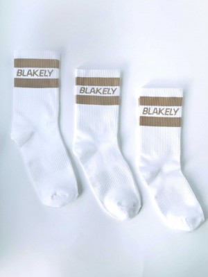 Tan Blakely Signature Socks 3 Pack | FISG-05967