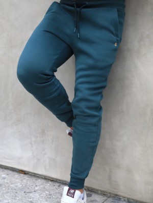 Teal Green Blakely Anchor Sweatpants | QAOU-71534