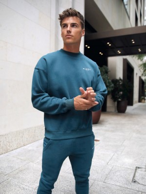 Teal Green Blakely Universal Relaxed Jumper | SLPR-86510