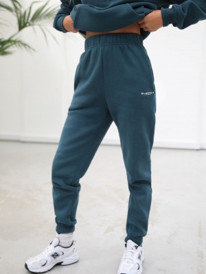 Teal Green Blakely Women's Sports Club Sweatpants | ONVI-83251