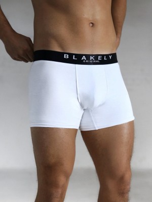 White 3 Pack Blakely BLK Boxers | UPXL-76423