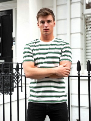 White Blakely Alban Relaxed T-Shirt | NZXS-79501
